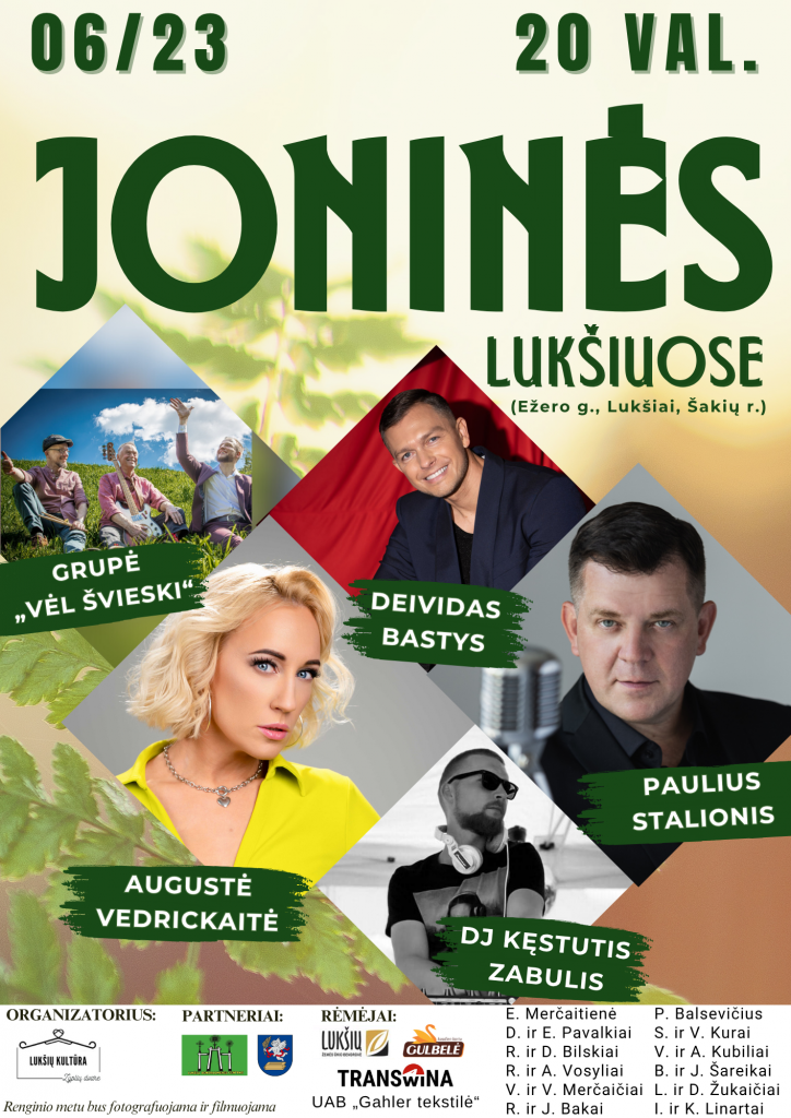 2025.06.23. Lukšių padalinys. Joninių šventė Lukšiuose.