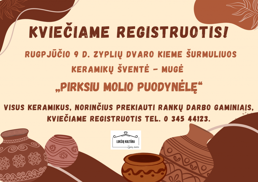 KVIEČIAME REGISTRUOTIS!