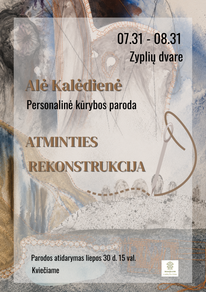 Alės Kalėdienės paroda (plakatas)