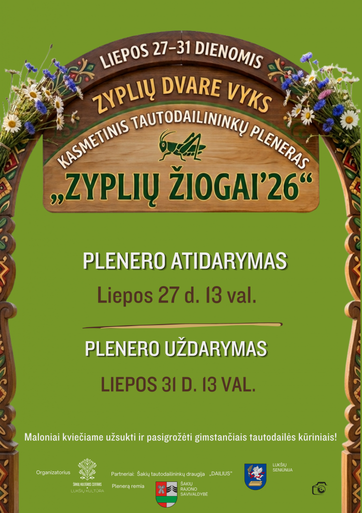 Pleneras „Zyplių žiogai“ (plakatas)
