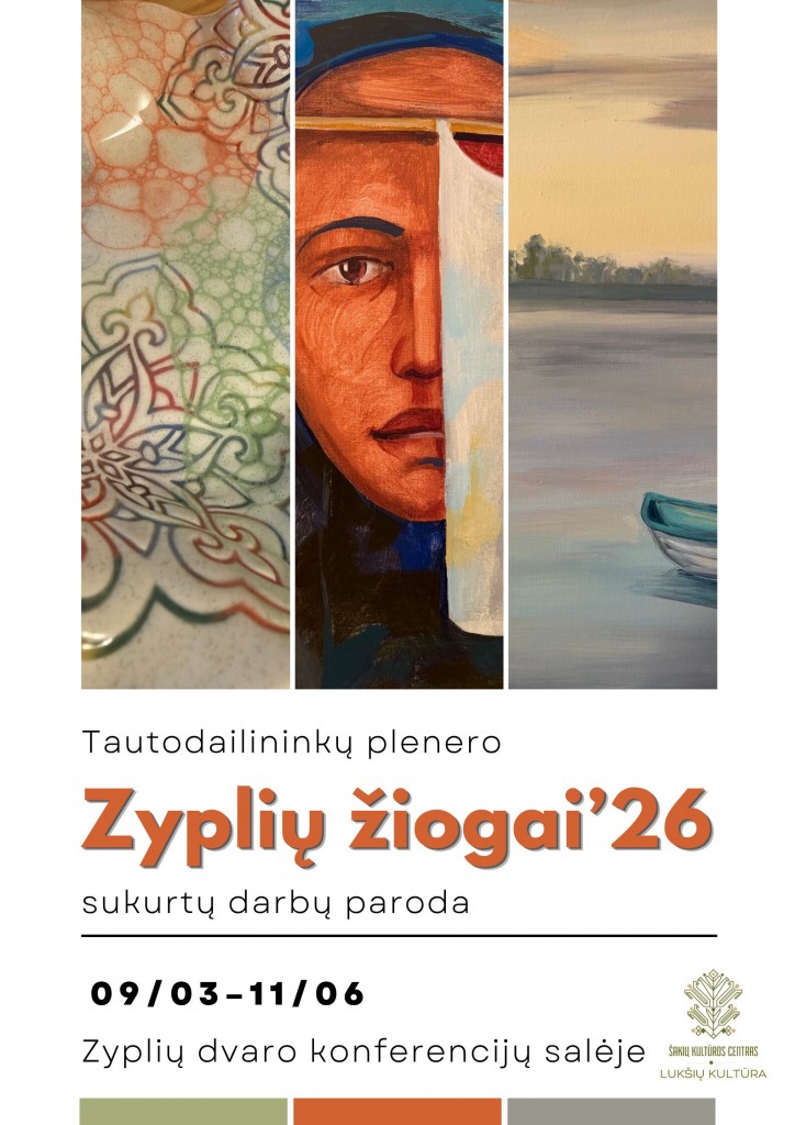 Tautodailininkų plenero paroda (plakatas)
